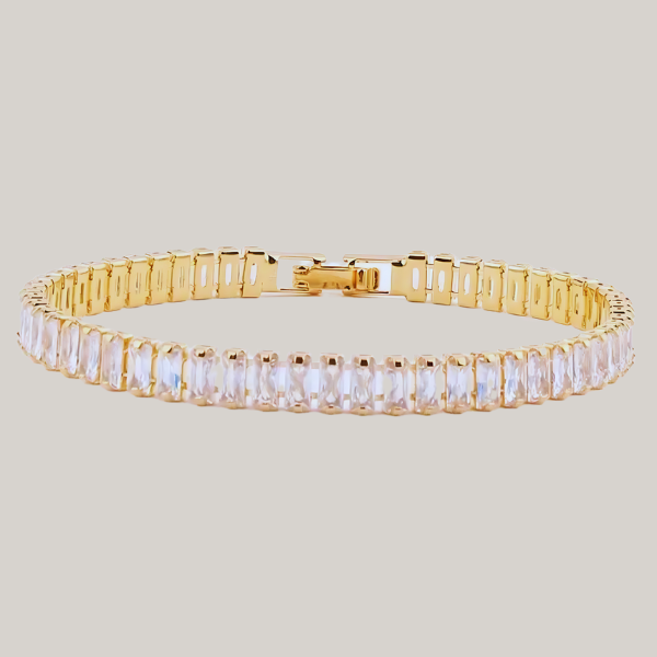 Bianca - 18K Gold plated zircon stone tennis bracelets