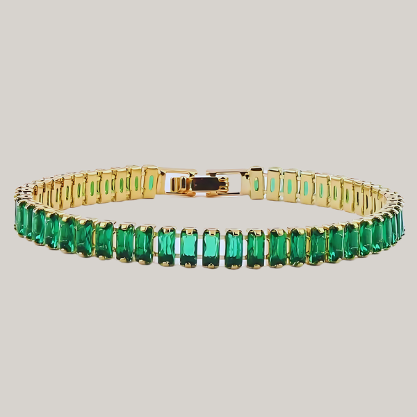 Bianca - 18K Gold plated zircon stone tennis bracelets